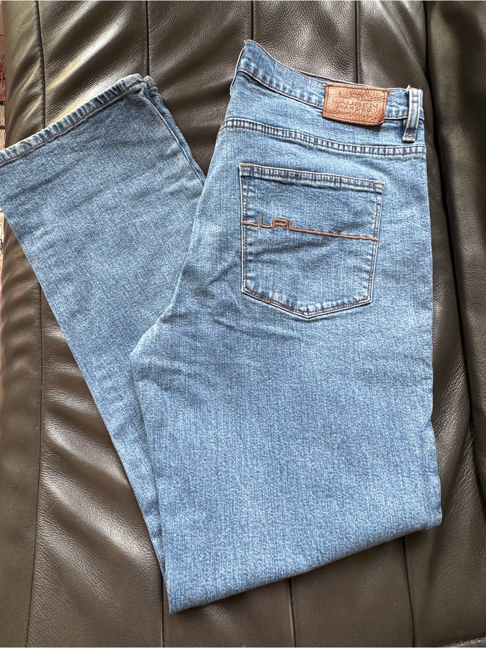 Ralph Lauren High-Rise Straight Jeans